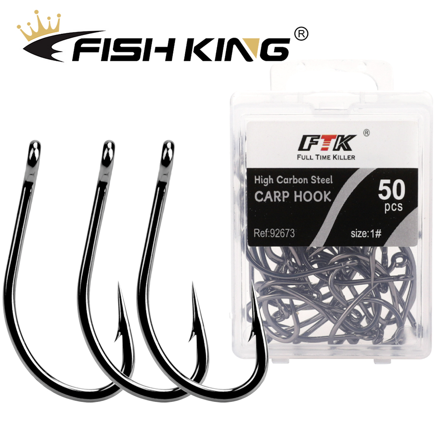 Fishing Hook Assortment - فيش كينج فولاذ عالي الكربون 50