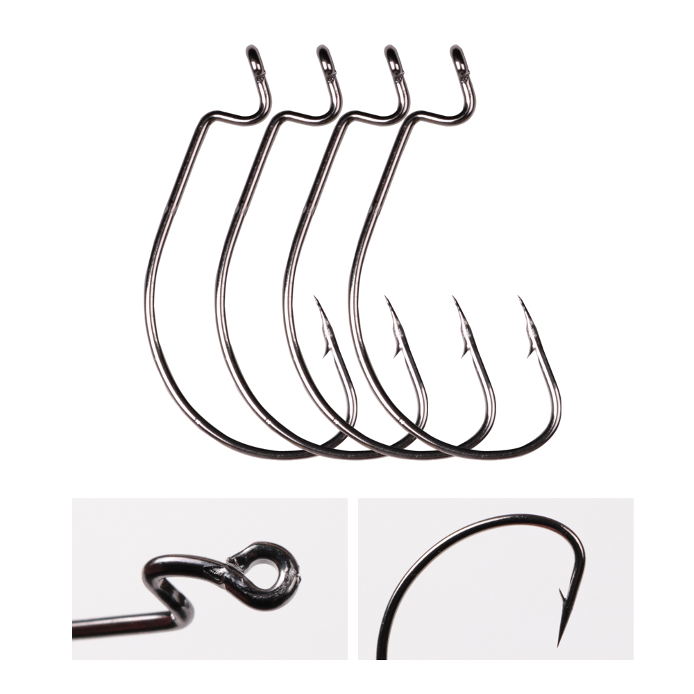 LUSHAZER 10 قطعة/الوحدة الكربو - مراجعة Fishing Hook Assortment وسعره