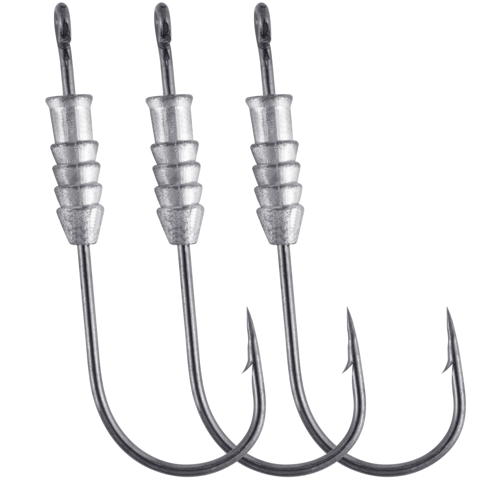 5/10 قطعة الصيد المرجحة دودة ا - مراجعة Fishing Hook Offset وسعره