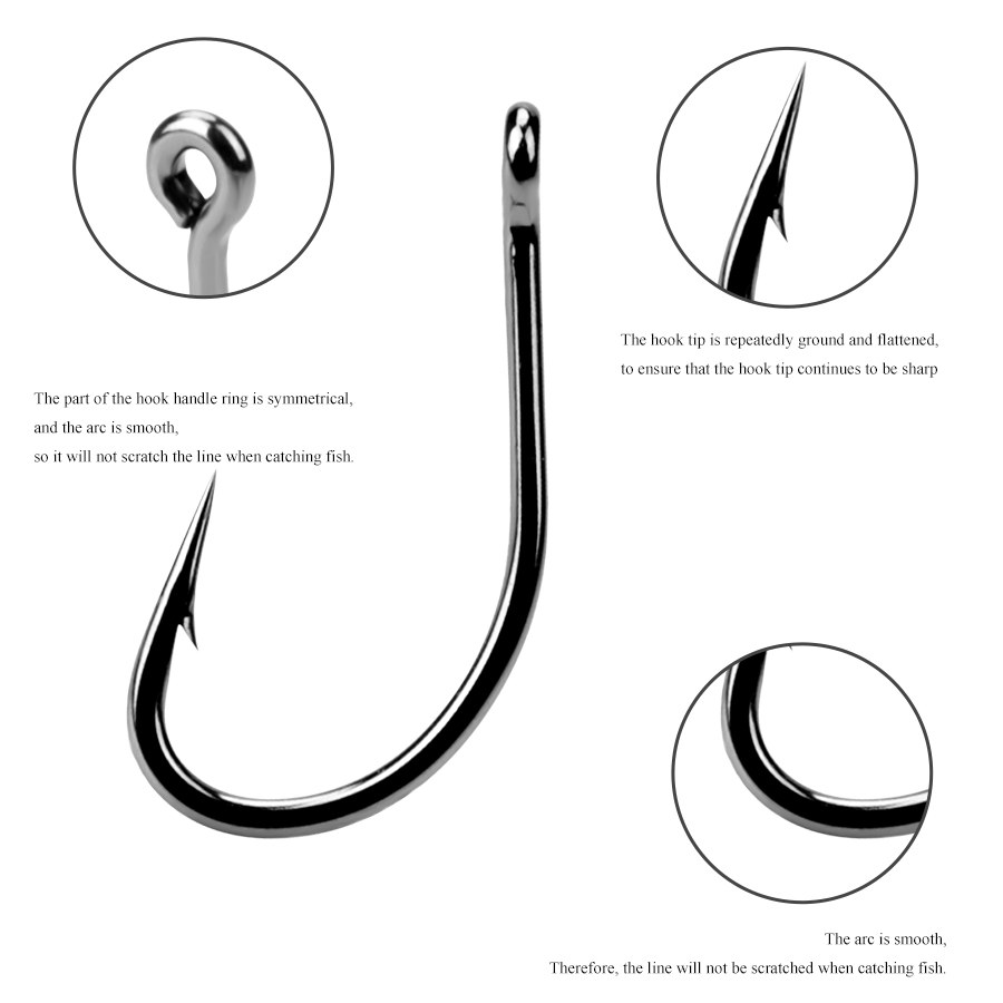 فيش كينج فولاذ عالي الكربون 50 - مراجعة Fishing Hook Assortment وسعره