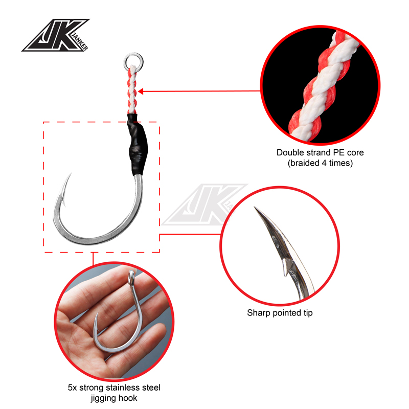 JK HVS مساعدة الطاقة الثقيلة 7 - مراجعة Fishing Hook Assortment وسعره