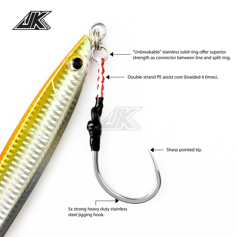 JK HVS مساعدة الطاقة الثقيلة 7 - مراجعة Fishing Hook Assortment وسعره